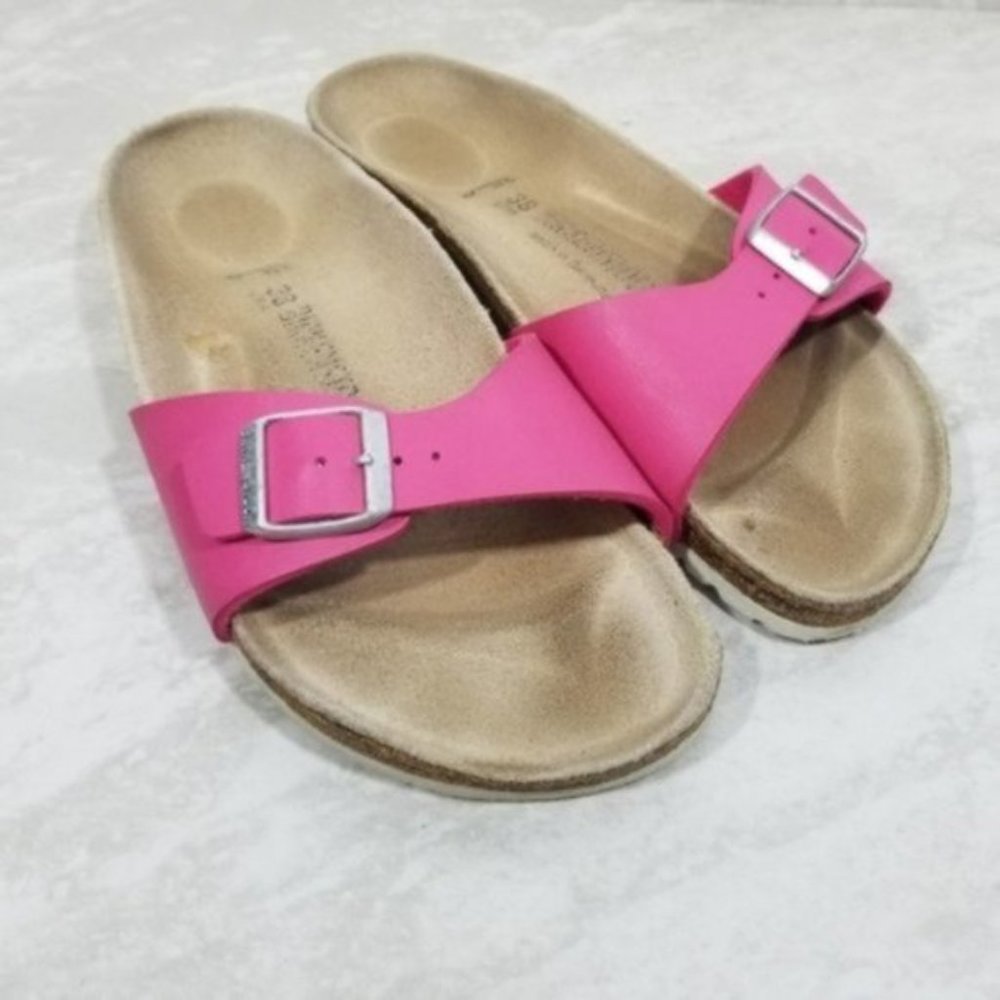 Birkenstock Madrid Pink Single Strap Sandal Size 7
